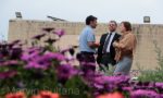 Discussing green roof policy with member of opposition partyii